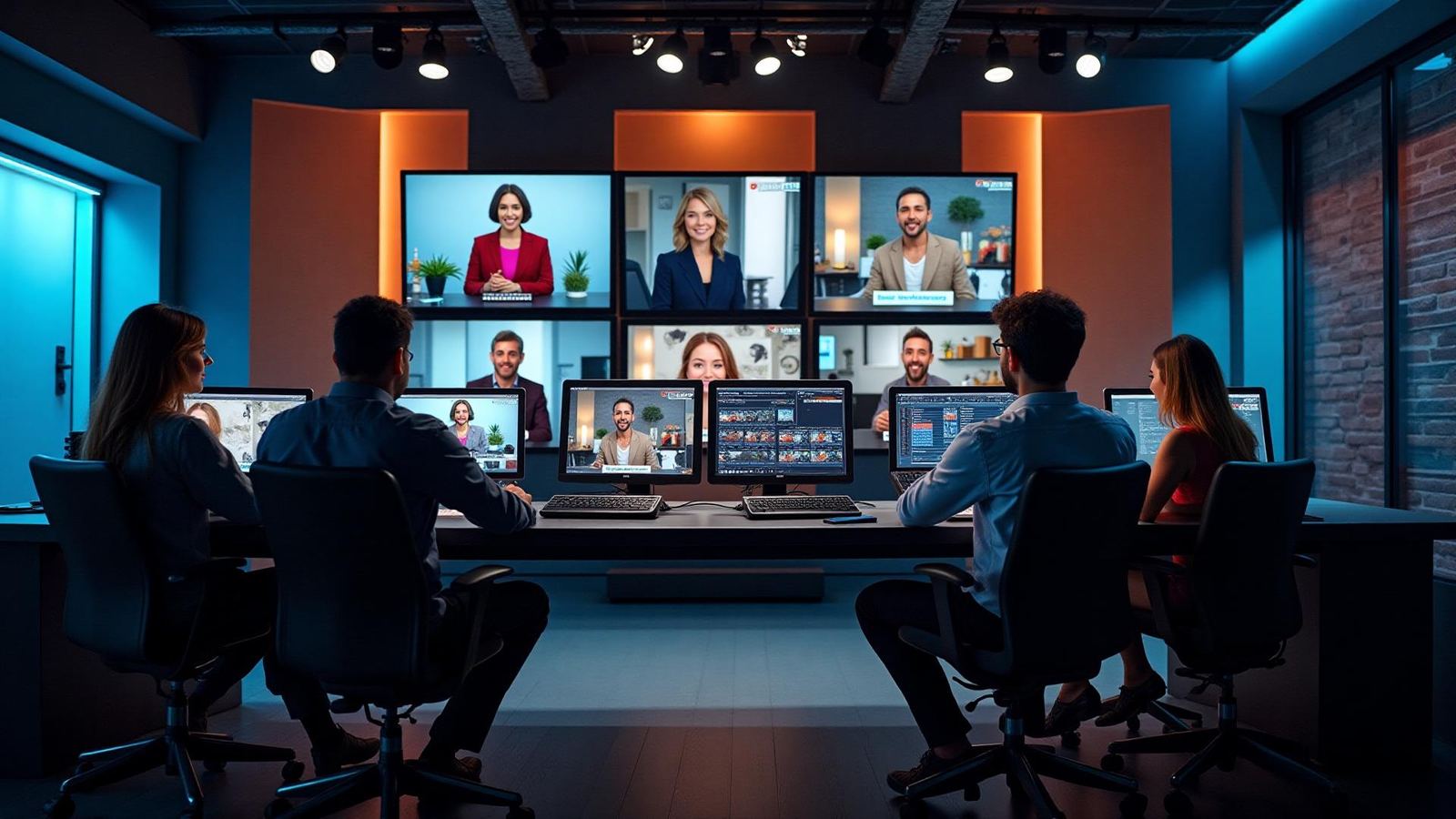 Agency Production Control Room