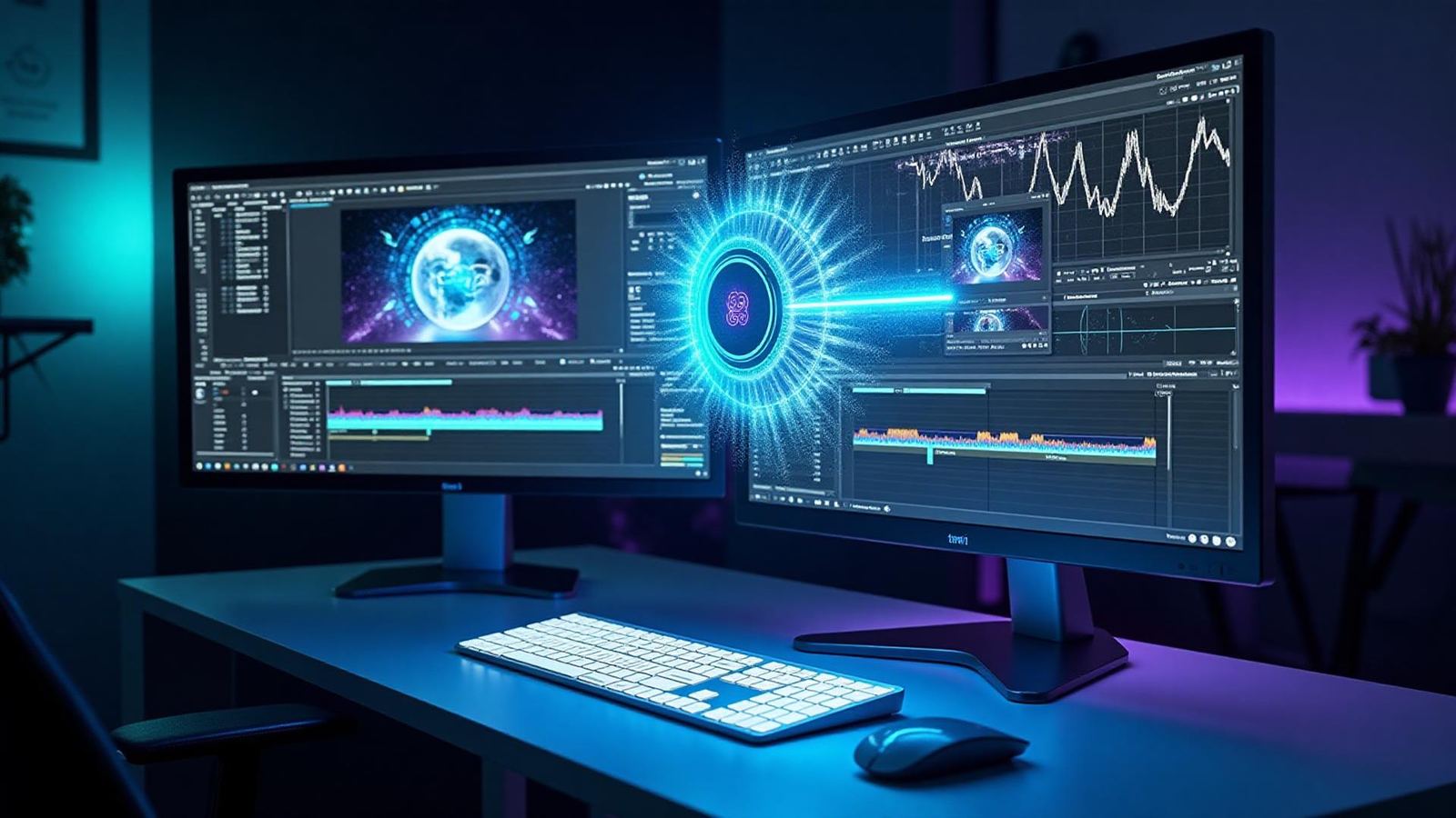 AI-powered video editing interface